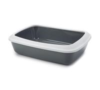 Savic Isis Bac + Bord pour Chat Anthracite 50 x 37 x 14 cm 50"