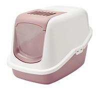 Savic Litière Pour Chat Nestor Rose-Gris 56x39x38,5cm Fournitures Pour Chats