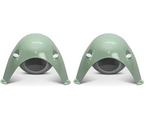 Savic Maison Lapin - Cage Rongeur Sputnik XL - cachette pour Petits Animaux - Vert - pour Hamsters et Rats - Dimensions 29 x 26 x 19 cm (Lot de 2)