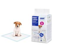Savic - Pack de 30 Serviettes de Formation (Pads) - Pipi pour les Chiots - Taille Medium - 45 x 30 cm