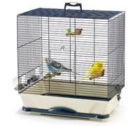 Savic Primo 40 Cage pour Petit Oiseau BleuBeige 46 x 32 x 48 cm