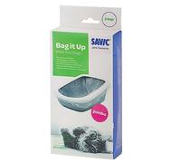 Savic Sac 67x48 cm - Solution idéale pour l'hygiène des chats et élimination des odeurs - Changement hygiénique de la litière - 1 paquet (1 x 6 sacs)