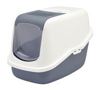 SAVIC Toilettes Nestor Steinblau-Weiß, 56x39x38,5 CM, Avec Poignée & Filtre