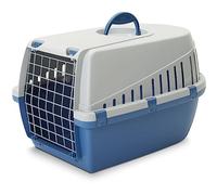 Savic Cage de transport Trotter 1 – pour chats et chiens – intérieur/extérieur – Bleu