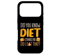 Saviez-Vous Que Diet Signifie Did I Eat That ? Coque pour iPhone 17 Pro
