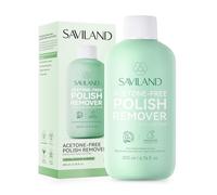 SAVILAND Dissolvant Sans Acétone Extra Doux à l'Huile de Ricin et Vitamine E - Action Rapide - Renforce et Nourrit les Ongles - Idéal pour Ongles Sensibles, 200 ml