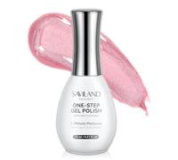 SAVILAND Gel Étape Unique Express : Rose Bonbon Manucure 1 Minute - Vernis Œil de Chat 15ML 5-en-1 Rapide & Facile - Crée une Courbe Naturelle - Vernis Magnétique Manucure à Domicile