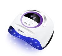 SAVILAND Lampe U V a Ongle Professionel, 300W Lapme U V LED Séchage Rapide, 4 Réglages de Minuterie, Sources Lumineuses Double LED Smart Sensor pour Gel X Nail Salon Professionnel