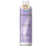Saviland Liquide pour Ongle Acrylique, 180 ml Grande Capacité Liquide de Poudre Acrylique, Poudre Acrylique Liquide pour Extension Ongle Acrylique, pour Manucure Nail Art Debutant et Professionnel