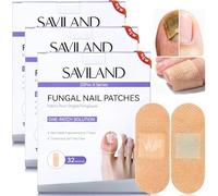 SAVILAND Lot de 96 patchs mycoses des ongles des pieds : tout en un avec une force supplémentaire, 8 heures de patchs mycoses des ongles pour une longue durée de vie des ongles