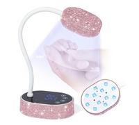 SAVILAND Mini Lampe U V pour Ongles avec Capteur Automatique et Ecran LCD, 36 W Rotative, Sèche-gel LED USB, 3 Modes, Petit Séchoir Portable, Salon et Maison