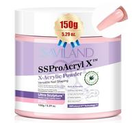 Saviland Poudre Acrylique 150 g pour Ongles: Rose Ultra Lisse, à Gros Volume, pour l'Extension des Ongles