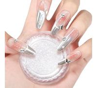 SAVILAND Poudre Chrome Essentials 1 g : Poudre Moonlight Shimmer Ultra-Réfléchissante pour Ongres, Effet Glaze Donut, Nail Art Chic DIY, Déco Pailletée