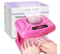 SAVILAND Sèche-ongles pour vernis à ongles normaux avec forte circulation d'air, rose
