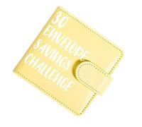Savings Book - 30 Envelope Budget Binder PU Waterproof Magnetic Buckle Money Challenge Organizer for Cash Management Office School Travel Party Kids Teens Adults Finance Planning Tool