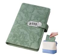 Savings Book with Lock - 3-Digit Combination Budget Planner, Money Saving Challenge Binder with Security Lock, Waterproof Portable Cash Organizer, Financial Goal Tracker for Freelancers Beginners