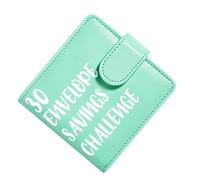 Savings Budget Book - Money Challenge Organizer, 4.53 Inches Cash Tracking with Envelope System, 30 Pocket Storage, Magnetic Buckle Closure, Finance Tool for Office School Classroom Travel Birthday