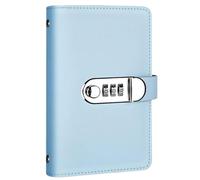 Savings Challenge Binder with 100 Envelopes and Combination Lock, PU Leather Money Saving Budget Organizer Wallet, Cash Envelope System for Personal Finance, Beginners, Students, Home Office