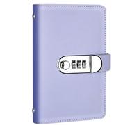 Savings Challenge Binder with 100 Envelopes and Combination Lock, PU Leather Money Saving Budget Organizer Wallet, Cash Envelope System for Personal Finance, Beginners, Students, Home Office