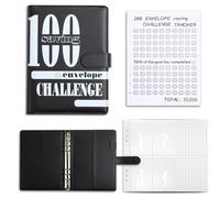 Savings Challenges Book, de portefeuille économisant de l'argent, des objectifs économiques, budgétaire amusante pour adultes, d'enveloppe économique, traqueur d'objectif