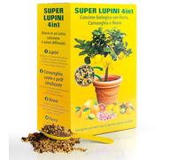 SAVINI VIVAI engrais aux agrumes Super Ground Lupins Engrais organique 4 en 1 pour une production abondante comme les citrons, mandarines, oranges en pot et entièrement moulues, 800g