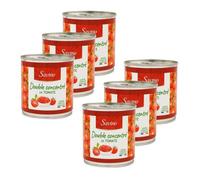 Savino - Lot 6x Double concentré de tomates - Conserve 200g