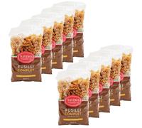Savino Pasta - Lot 10x Pâtes Fusilli n°36 au blé complet - Paquet 500g