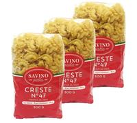Savino Pasta - Lot 3x Pâtes Creste n°47 - Paquet 500g