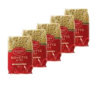 Savino Pasta - Lot 5x Pâtes langue d'oiseau, biavetta n°77 - Sachet 500g