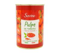 Savino - Pulpe de tomate en dés - Boîte 385g