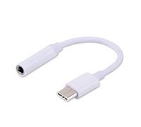 Savio AK-35 mobile phone cable White 0.12 m USB C 3.5mm câble de téléphone portable Blanc 0,12 m 3,5mm