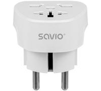 Savio AP-06 adaptateur de puissance & onduleur Universel 3750 W Blanc