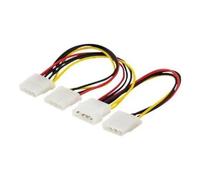 SAVIO Câble dalimentation 1x IDE Molex 4 broches (fiche) 0,18 m. - SAVAK-16