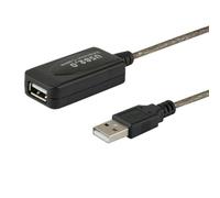 SAVIO CABLE USB ACTIVO ALARGO M/H 10M NEGRO CL-130