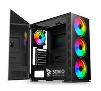 savio cas de la tour prime x1 argb glass