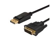 SAVIO CL-106 CABLE ADAPTATEUR VIDEO 1,8 M DISPLAYPORT DVI NOIR