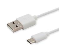Savio CL-123 câble USB 1 m USB 2.0 USB A Micro-USB B Blanc