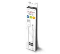 Savio CL-125 câble USB USB 2.0 1 m USB A USB C Blanc