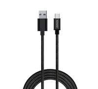 Savio CL-129 câble USB USB 2.0 2 m USB A USB C Noir