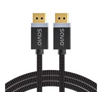 Savio Cl-176 Câble Displayport 3 M Noir