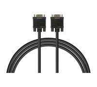 Savio Cl-202 câble VGA 1,8 m VGA (D-Sub) Noir