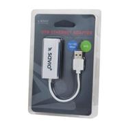 Savio CL-24 Câble Adaptateur USB RJ-45 Blanc - Câble Adaptateur (USB, RJ-45, Connecteur Mâle / Connecteur Femelle, Blanc)