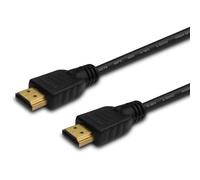 SAVIO CL-34 - Câble HDMI avec Ethernet - HDMI mâle pour HDMI mâle - 10 m - blindé - noir