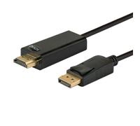 Savio - Cl-56 hdmi - câble dp 1,5 m