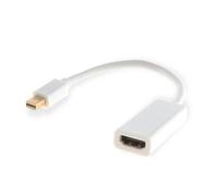 SAVIO CL-57 Mini DP HDMI vers câble adaptateur blanc
