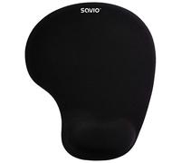 Savio MP-01B mouse pad black Noir