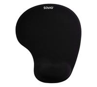 Savio MP-01B mouse pad black Noir