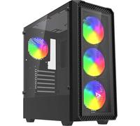 Savio Noctis Glass RGB Cube Black