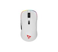 Savio RIFT Souris de Jeu sans Fil RVB avec capteur Pixart PMW 3327 Blanc