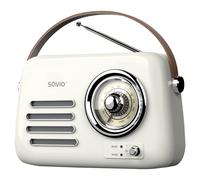 Savio RS-02 Radio portable Analogique Blanc